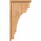 Ekena Millwork Pescadero Smooth Corbel w/Backplate, Western Red Cedar, 5 1/2"W x 14"D x 26"H COR06X14X26PEC01SWR - alternate 4